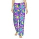 thumbnail image 1 of Balery Disco Roller Skates Pantalones de pijama para mujer, pijamas ultraligeros, pantalones de estar por casa-Large, 1 of 6
