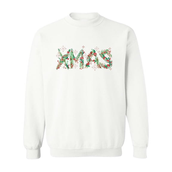 Christmas Watercolor Design . Sweatshirt Women -Image by Shutterstock, Female 3X-Large