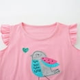 thumbnail image 6 of Hienoo Infant Girls Bird Print T-Shirt and Shorts Outfits Summer Clothes Set, Size 1-7, 6 of 6