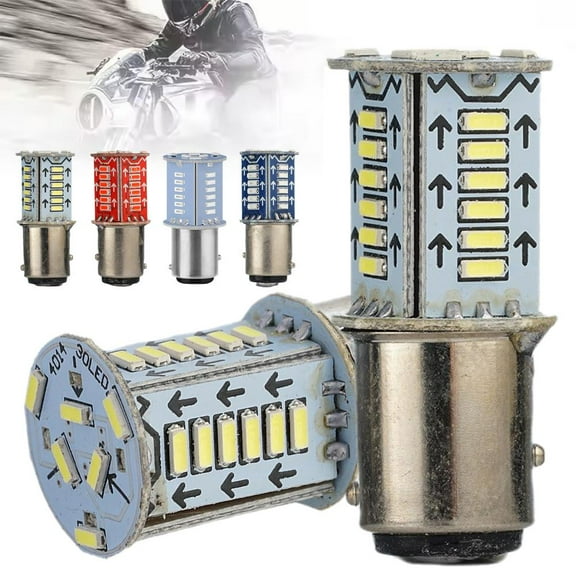 BQLQBQLQ 1157 BAY15D LED 30SMD ing Strobe Flash Brake Light Bulbs Car 12V Stop