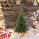 thumbnail image 5 of Mini árbol de Navidad de simulación, manualidades creativas, accesorios para fotos, base de arpillera, árbol de Navidad 30 centimetros, 5 of 8