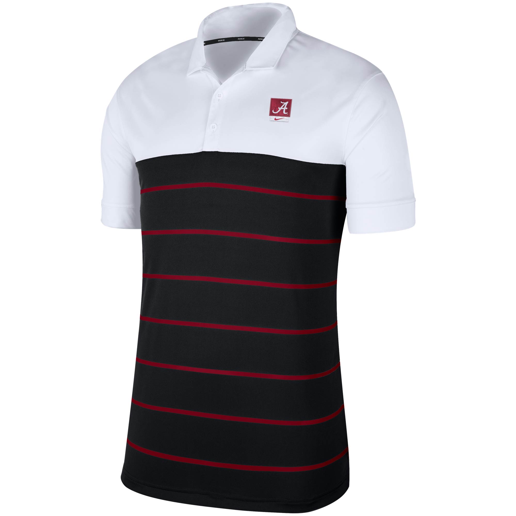 Alabama Crimson Tide Nike Striped Polo 