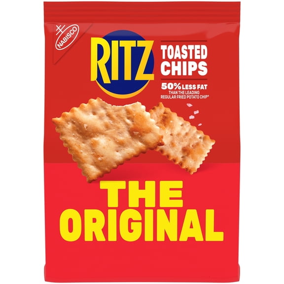 RITZ Toasted Chips The Original Crackers, Party Snacks, 8.1 oz