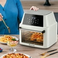 thumbnail image 2 of Costway 19 QT Multi-functional Air Fryer Oven Dehydrator Rotisserie w/Accessories White, 2 of 12
