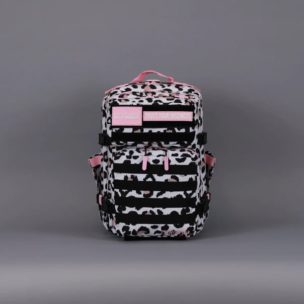 Wolfpak 35L Backpack Leopard Pink Zip - Walmart Business  display picture 2