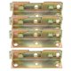 thumbnail image 1 of WORGEOUS 8pcs soportes de marco de cama bisagras de la cama soportes de riel de cama de cama pesada soportes, 1 of 9
