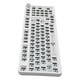 thumbnail image 4 of Kit de teclado mecánico Ticfox personalizado blanco Teclado mecánico modular Retroiluminación RGB, 4 of 12