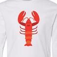 thumbnail image 4 of Inktastic Lobster Distressed Ocean Creature Long Sleeve Youth T-Shirt, 4 of 5