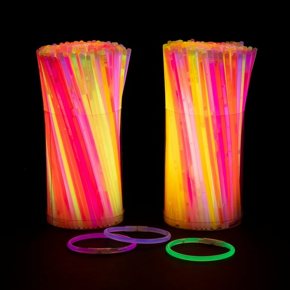 Bulk Glow Bracelet Assortment, Jewelry, Party Supplies, 500 Pieces