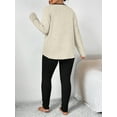 thumbnail image 2 of Plus Size Heart Fitted Long Sleeve And Long Pants Loungewear Set, 2 of 6