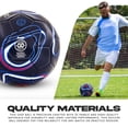thumbnail image 5 of Franklin Sports Official US Soccer Federation (USSF) Soccer Ball + Pump - Size 5 Regulation Ball for Youth + Adult Players - Premium Cover + Construction - Perfect for Matches + Training - Navy, 5 of 9