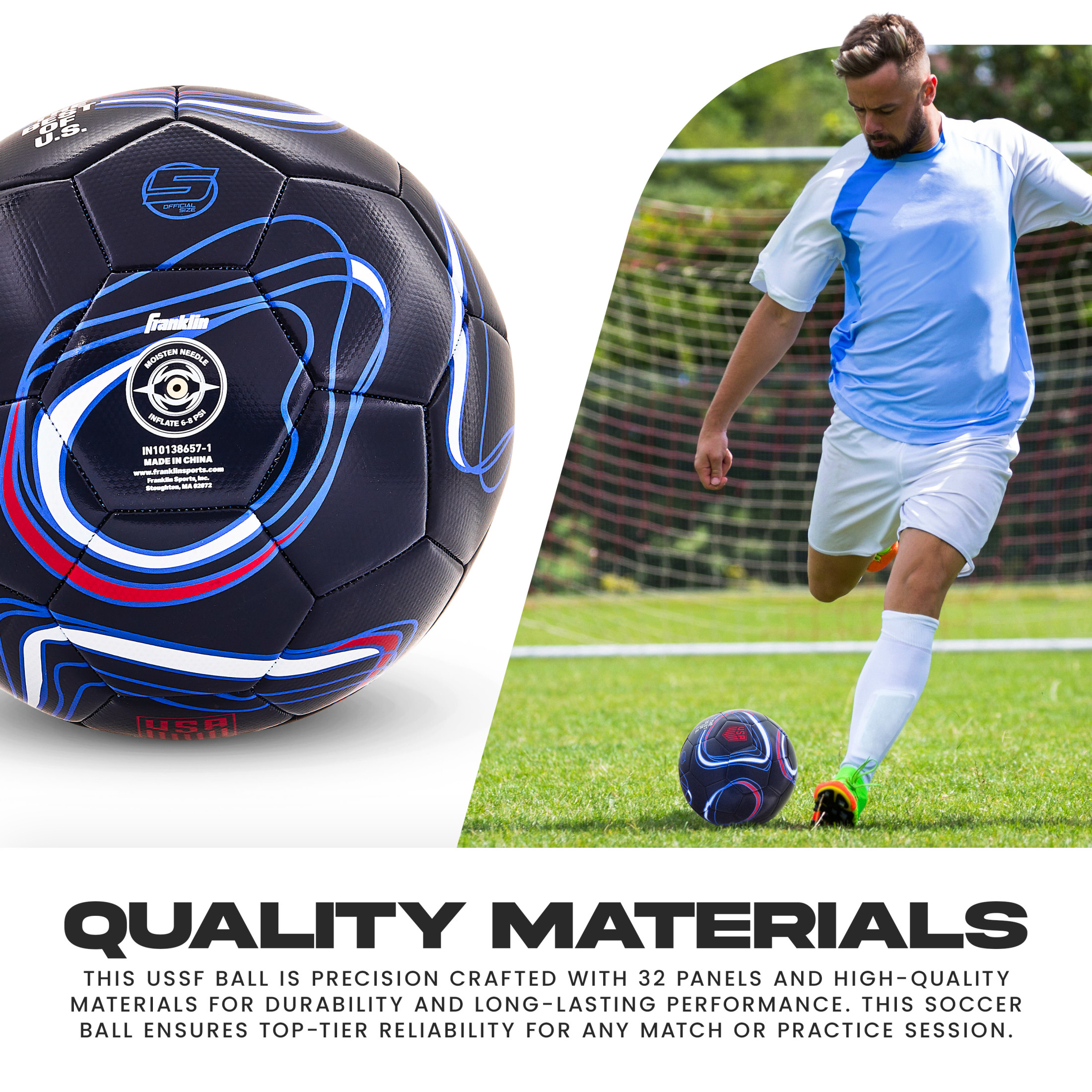 Franklin Sports USSF Regulation Soccer Ball Size 5 photo 5