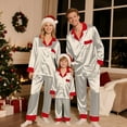 thumbnail image 7 of Guluxicc Christmas Pajamas for Family, Pjs Matching Outfit Sets for Men, Holiday Nightwear, Button Down Shirt with Pockets and Pants, Sleepwear Jammies, Yellow, 7 of 7