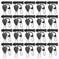 thumbnail image 2 of Pulley Ratchets, Heavy Duty Rope Clip Hanger Adjustable Lifting Pulley, 200cm  Nylon Rope, For Kayak And Canoe Boat Bow Rope Lock Tie Down Strap, 2 of 7