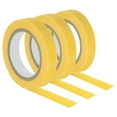 thumbnail image 1 of Unique Bargains 32.8Ft Tennis Racket Badminton Racquet Grip Finishing Tapes, Yellow 3 Pack, 1 of 5