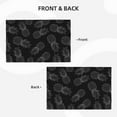 thumbnail image 4 of Placemats Set of 4 / 6, White Pineapples Placemats for Dining Table Indoor/Outdoors Heat Resistant Washable Placemats 18" x 12", 4 of 8
