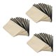 thumbnail image 1 of Paquete de 36 Bolsas de Lona con Cremallera, Bolsas Artesanales Bricolaje En Blanco para Bolsas Maquillaje Cosmético de Viaje, Estuche para Lápices, Bolsas de Regalo para Fiestas, 1 of 5