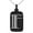 Black, variant on Stainless Steel Letter F Initial Metro Retro Monogram Engraved Small Rectangle Dog Tag Charm Pendant Necklace