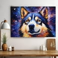 thumbnail image 2 of Akita Dog Canvas Prints of Starry Night Paintings Wall Decor - Canvas Wall Art for Living Room Home decorations - Pet Bathroom Decor, 2 of 4