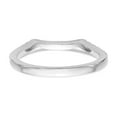thumbnail image 4 of Solid 14k White Gold Engagement Lab Grown Diamond Wedding Band Ring Size 9 (.23 cttw.), 4 of 8