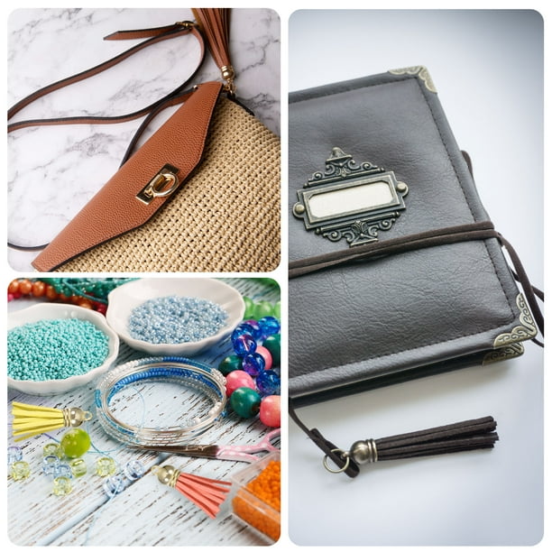 Leather tassels for bags hot sale