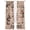 Brown Tan, variant on Sweet Home Sheer Curtains 84 Inch Length 2 Panels Set Window Treatments, Western Stars Bird Houses Country Vintage Rod Pocket Semi Curtains for Living Room/Bedroom/Kitchen Décor, 104"W x 84"L