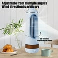 thumbnail image 4 of Portable Desktop Oscillating Fan with Night Light, Three-Speed Adjustable, USB Rechargeable, Low Noise, Ideal for Home, Office, and Bedroom Comfort, 4 of 5
