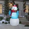 thumbnail image 2 of Airblown Shivering Snowman Inflatable, 2 of 4