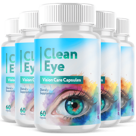 Clean Eye Vision Care Pills Advanced Formula Eye Health Supplement CleanEye 300 Capsules