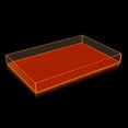 thumbnail image 2 of OnDisplay Electric Neon Luxe Clear Acrylic Stackable Cosmetic/Jewelry Tray - Neon Pink/Orange, 2 of 5