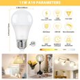 thumbnail image 2 of TGHTBA-4-Pack A19 Light Bulbs, 100W Equivalent LED Bulb, Soft White 3000K 1100LM 11W, Non-Dimmable E26 Base Bright Lighting, CRI 85+, No Flicker, 2 of 4