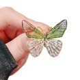 thumbnail image 4 of Necvior Sparkling Rhinestones Butterfly Brooch Sophisticated Butterfly Brooch Lapel Pin Jewelry for Gifting and Personal Style, 4 of 10