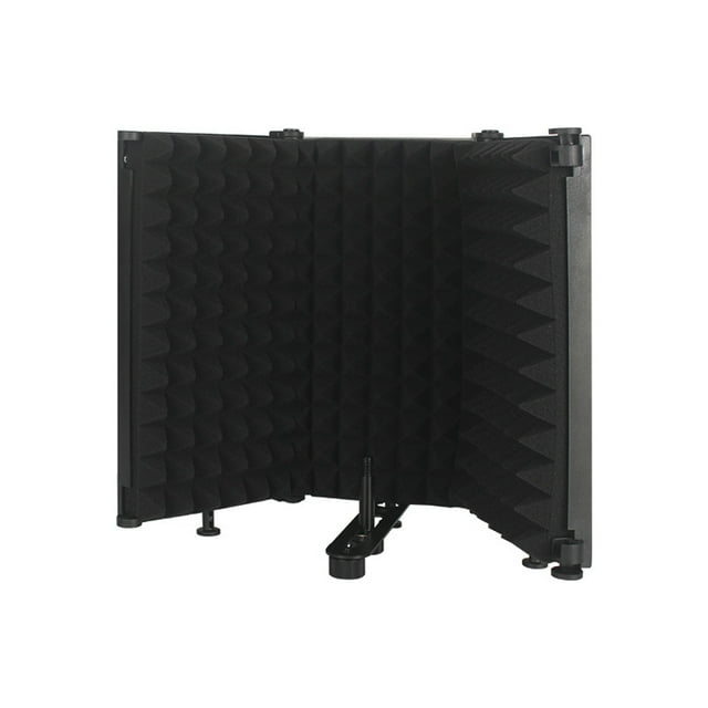 Foldable Adjustable Sound Absorbing Vocal Recording Panel Portable Acoustic Isolation Microphone Shield Sound-proof Plate