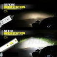 thumbnail image 3 of XWQHJW H1 LED Headlight Bulb 6000K  White 500% Brighter with Cooling Fan , Pack of 2, 3 of 11