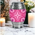 thumbnail image 4 of SABURIAL Pink Urn - Decorative Urn For Adult Ash - Cremation & Memorial Urns For Human Remains - Funeral Urns For Loved Ones - Combo 5 - Large 10 Inch & 3 Inch Small, 4 of 7