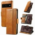 thumbnail image 1 of Case for Google Pixel 7 Cover Leather Wallet Folio Case Book Design Flip Magnetic Closure - Yellow, 1 of 5