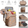 thumbnail image 5 of Travel Cooler Bag - Pioneer Flower Floral Print Pattern Camping Beer Cooler Backpack with Bottle Opener- Waterproof Insulated Picnic Backpacks - Cooler Bag for Beach, 5 of 6
