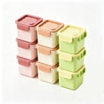 thumbnail image 2 of Bandeja para cubitos de hielo caseros con tapa | Caja de silicona para hacer hielo a presión | Molde de hielo apilable y a prueba de fugas para refrigerador, 2 of 6