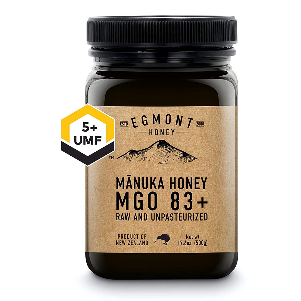 EGMONT HONEY Raw Manuka Honey, UMF 5+ (MGO 83+), Authentic from New