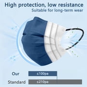 Disposable Face Mask For Adults - Pack Individually Wrapped 4 Ply Protection 5 colors