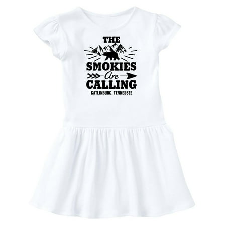 

Inktastic The Smokies Are Calling Tennessee Vacation Gift Toddler Girl Dress