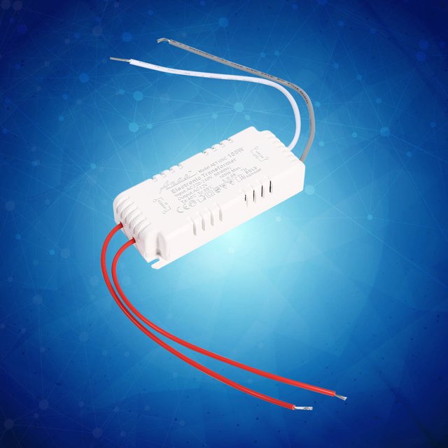 FAGINEY Electronic Transformer 105W, Protective Voltage Transformer, 105W Power Supply Electronic Transformer Durable For Led Light Lamp