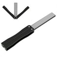 thumbnail image 4 of Portable Handheld Double Sided Sharpener 400/600 Grit, Foldable  Knife Sharpening Stone with Plastic Shell for Kitchen, Garden, Outdoor Tools, 4 of 8