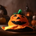 thumbnail image 5 of ZsaeSM Halloween Pumpkin Hat for Women Funny Novelty Cute Hat with Wide Brim Performance Cosplay Cap for Trick or Treat Party, 5 of 7