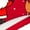 Red, variant on Soft Breathable Christmas Panties For Women Woman Cotton Underwear