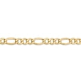 thumbnail image 3 of 14k Yellow Gold 7.3mm Figaro Chain Necklace - with Secure Lobster Lock Clasp 26", 3 of 6