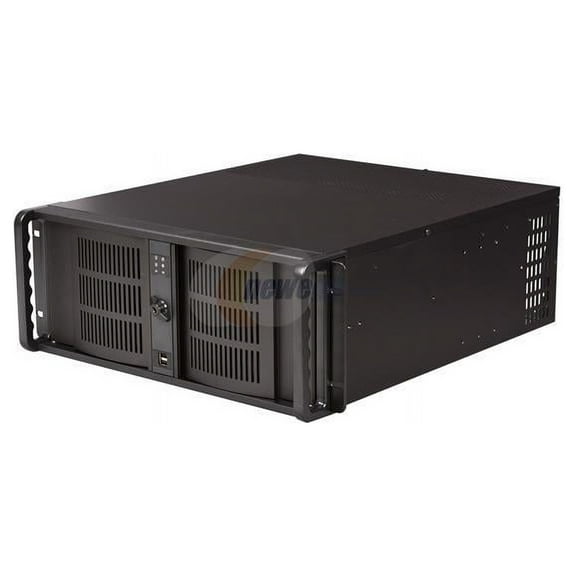 iStarUSA D406-DE8BK Black 4U Rackmount Compact Stylish Server Case