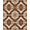 Brown, Pattern 5, variant on ODIKA 8'x10' Washable Area Rug Non-Slip Chair-Friendly Mat Boho Cream Scattered Freeform Neutral Abstract Printed Beige for Dining Room, Large Office, Lounge