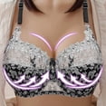 thumbnail image 2 of Sujetador De Mujer Encaje Bordado CD Copa Señoras Ropa Interior Sin Costuras, 2 of 5