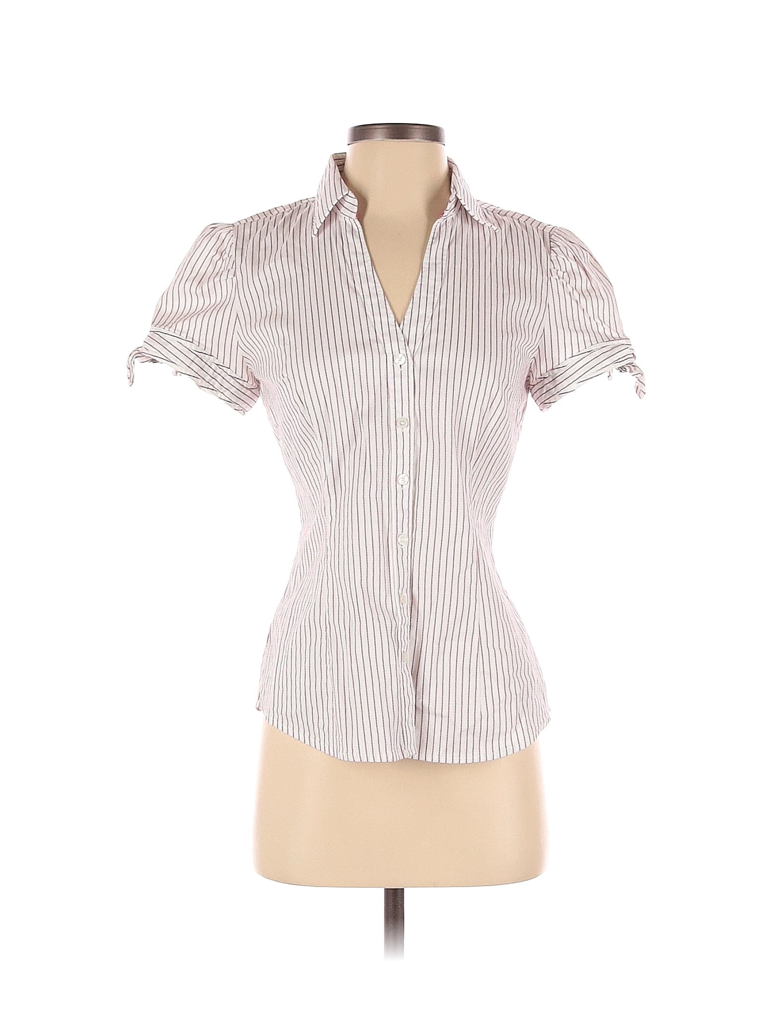 Pre-Owned Express Design Studio Women's Size S Short Sleeve Button-Down  Shirt - Walmart.com